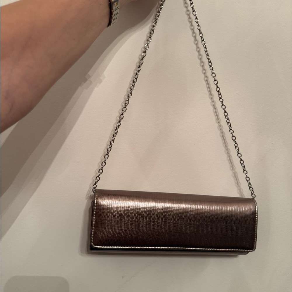 Elegant Metallic Clutch Bag